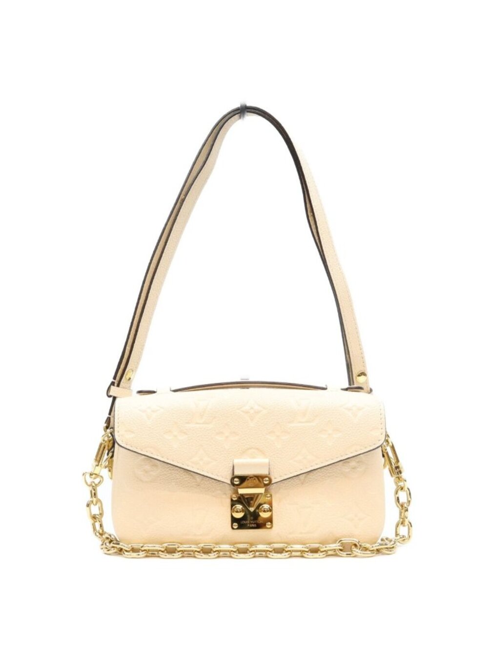 Louis Vuitton Empreinte Cream Pochette Metis East West Shoulder Bag